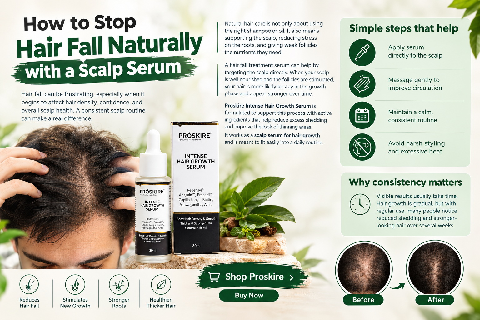 How to stop hair fall naturally